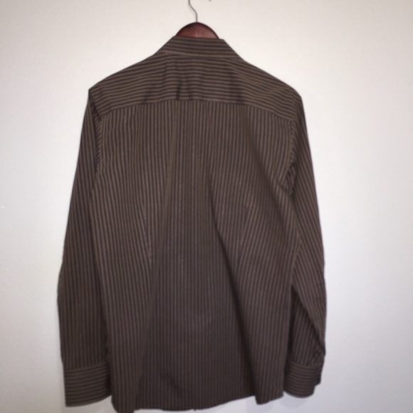 Banana Republic green & navy slim fit button down - Picture 4 of 5